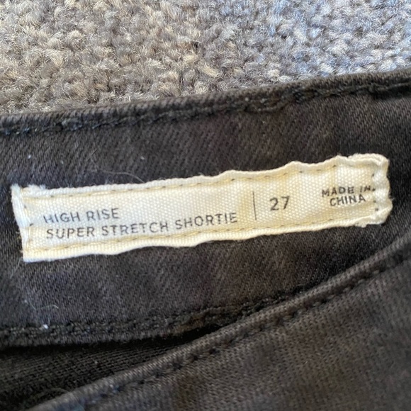 Pacsun black lace up shorts - Picture 2 of 2